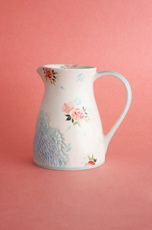 Day Dreams Handpainted Pitcher