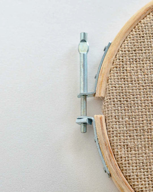 Alphabet Embroidery Hoop Wall Hanging