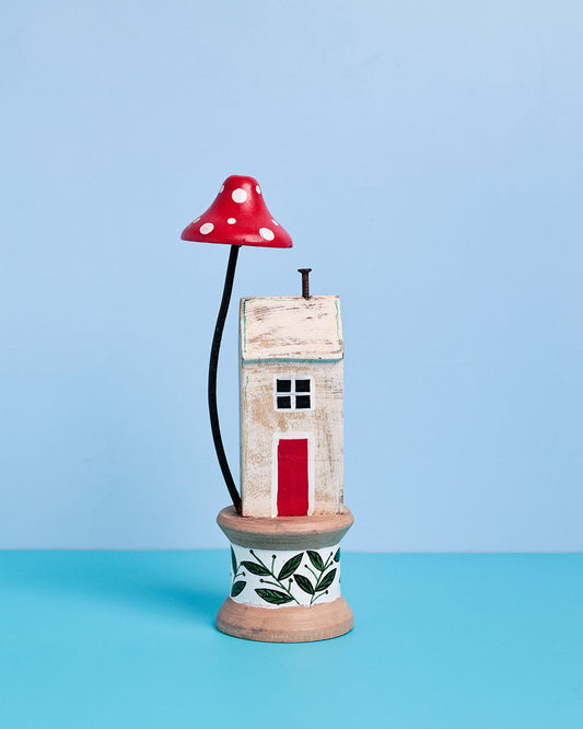 House on a Hill Decorative Accent