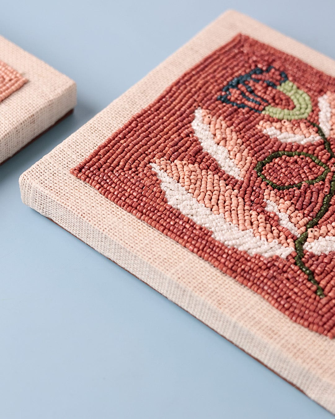 Botanica Hand Embroidered Beads Wall Décor - Set of 2