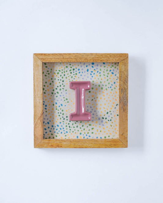 Mini Mottled Mono Wall Hanging - Pink