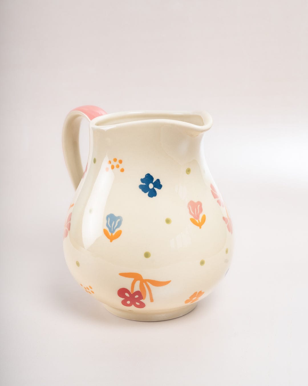 Oasis Handpainted Ceramic Pitcher