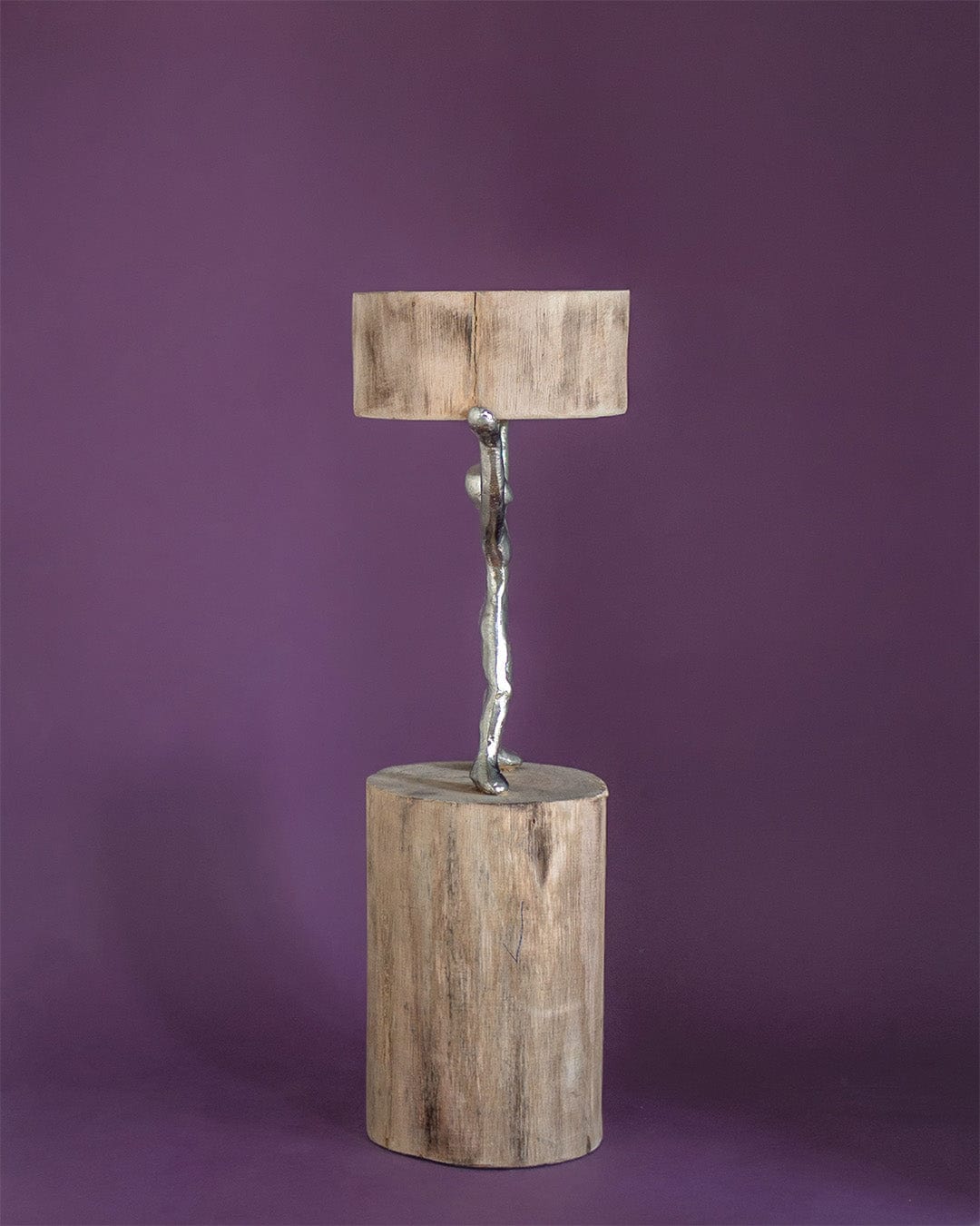 Orion - Wood Men Candle Stand - Large