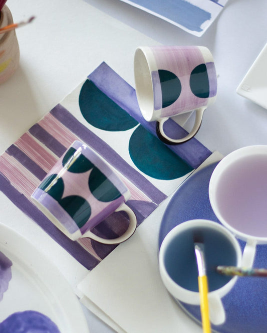 Amelia Handpainted Chai Mug