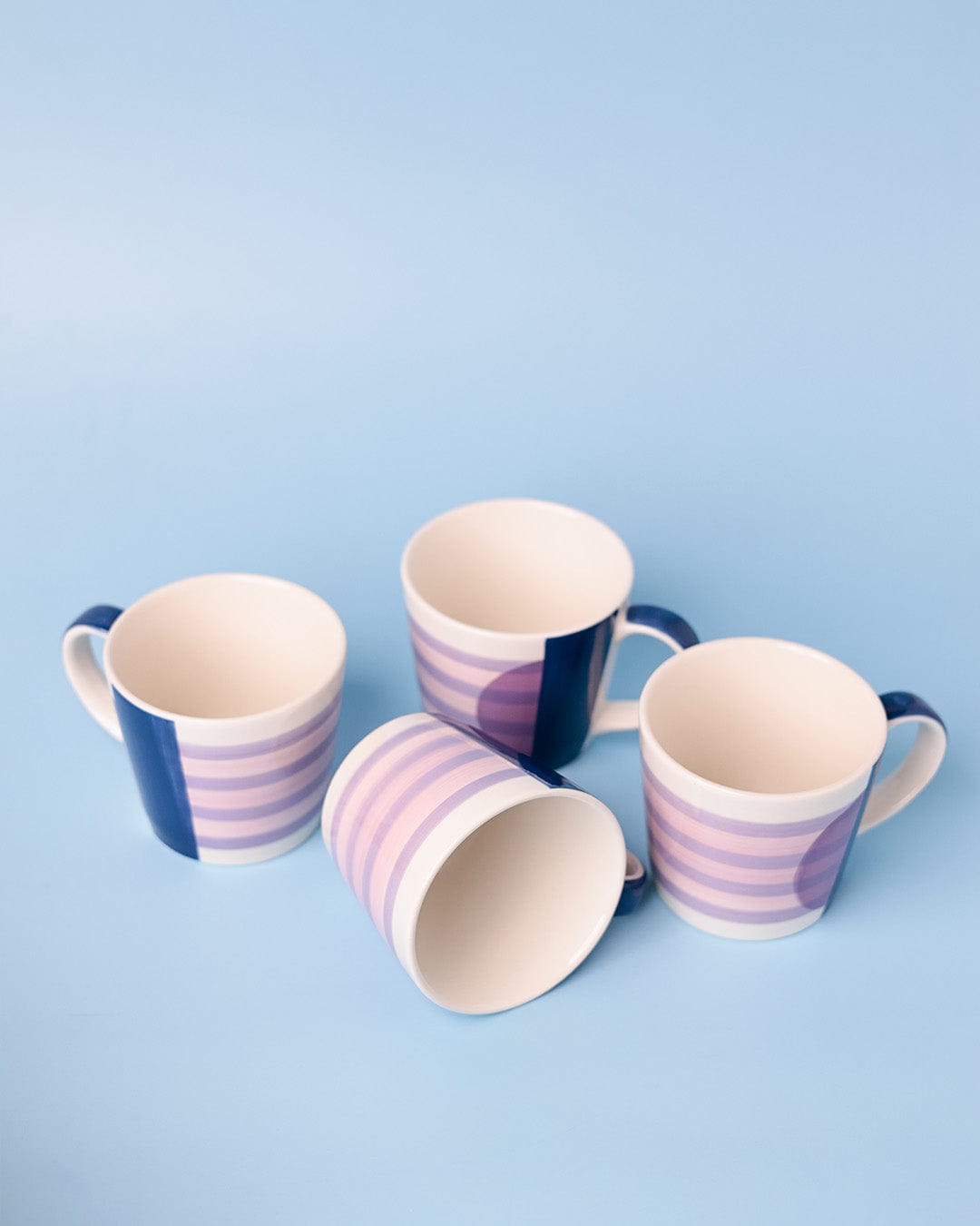 Noor Hand painted Chai Mugs - Set Of 4